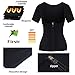 Women Neoprene Sauna Sweat Waist Trainer Vest for Weight Loss Gym Workout Hot Body Shaper Tank Top Shirt with Zipper Plus (Medium, B Black)