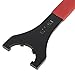 Wrench - SODIAL(R) Red Rubber Coated Black Precision ER-25 Collet Wrench CNC Milling