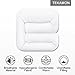 Queen Comforter Soft Quilted ♥ Down Alternative Duvet Insert with Corner Tabs Summer Cooling 2100 Series, Fluffy Reversible Hotel Collection, Hypoallergenic for All Season, Snow White, 88 x 88 inches