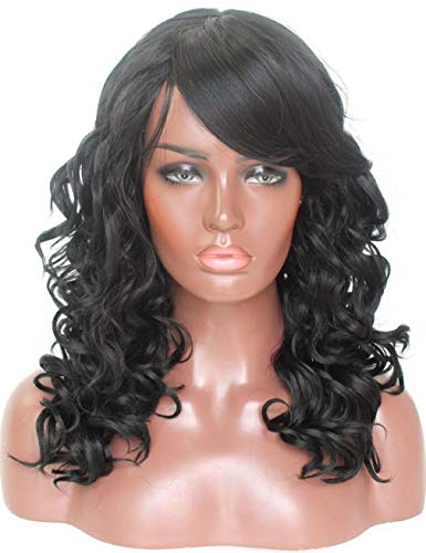 Riglamour-Loose-Deep-Wave-Medium-Length-Black-Wig-with-Bangs-Synthetic-Hair-Wigs-for-Women-Heat-Resistant