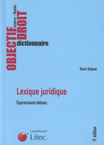 Lexique juridique