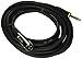 Monoprice XLR Male to 1/4-Inch TRS Male Cable - 15 Feet - Black, 16AWG, Gold Plated - Premier Series