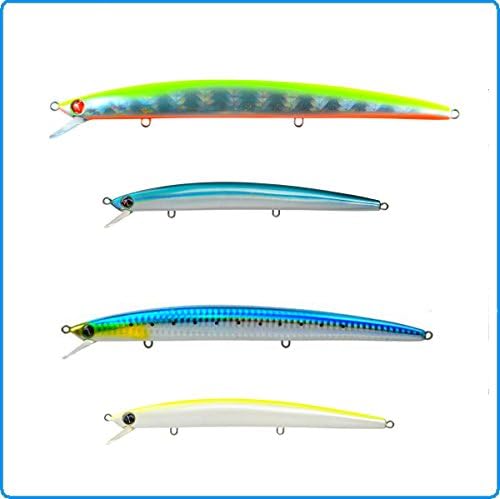 Piranha Fishing Line Artificial Kit mommotti 180 140 VARIOUS COLOURS Spinning Bass Barracuda Greenhouse