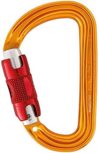 PETZL - Carabiner Sm'D TWIST LOCK - Unisex, Yellow, One Size, orange, standard size