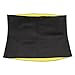 KIWI RATA Waist Trainer Sport Fat Burner Hot Shaper Tummy Girdle Corset Black Belt L