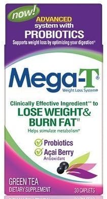 Mega-T Advanced System with Probiotics 30 Caplets (6pack) by CCA Industries by CCA Industries