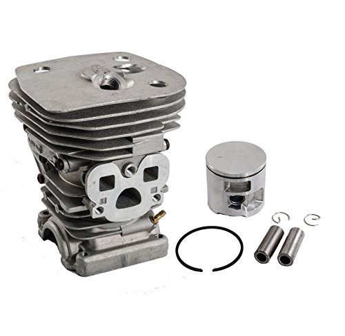 Max Motosports 47mm Cylinder Piston Rebuild Kit Assembly For Husqvarna 455 460 Chainsaw #537 32 04-02