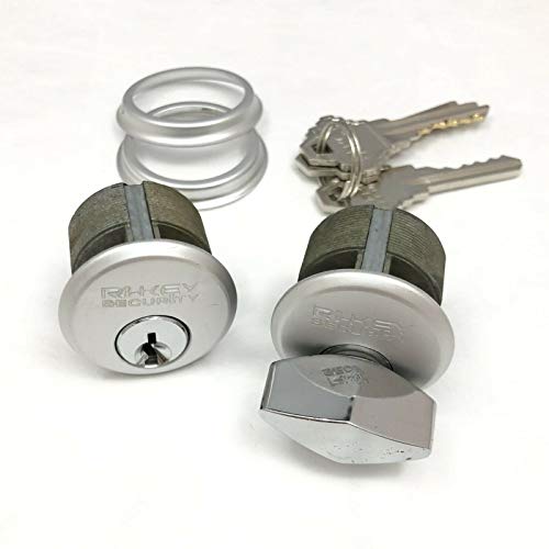RI-KEY SECURITY - Keyed and ThumbTurn Mortise Lock Cylinders 1" for Commercial Store Front Entry Door Adams Rite - Thumbnail 2