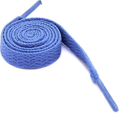Women's Fashion Flat Shoelaces Classic Blue 36" Inches