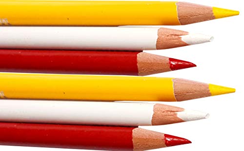 NiftyPlaza Tailors Chalk Fabric Marking Pencils Sewing Tracing Tools Brand New for Sewing Marking and Tracing (6 Pencils)