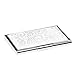 White Paisley Business Card Case