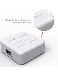 IQIYI USB C Hub, Adaptador 5 en 1 a prueba de polvo y humedad con puerto de carga PD, salida HDMI 4K, puerto Ethernet, 2 puertos USB 3.0 para portátil tipo C (MacBook Pro, Chromebook, Dell y etc.)
