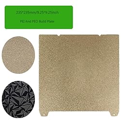 3D Printer Double Sided Textured PEI and Smooth PEO