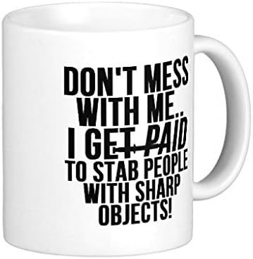 Wellmore® Funny Nurse Shirt Classic White Coffee Mug
