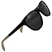 Eye Love Polarized Sunglasses for Women | 100% UV Blocking | 5 Colors (Black Designer Acetate Frames | Black High Definition Polarized Lenses)