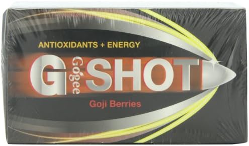 GOGEE SHOT Goji Berries Antioxidant + Energy Drinks 2.4 oz (70 mL) (Pack of 6)