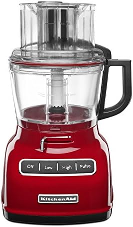 9-Cup Food Processor with ExactSlice System and External Adjustable Lever Color Empire Red
