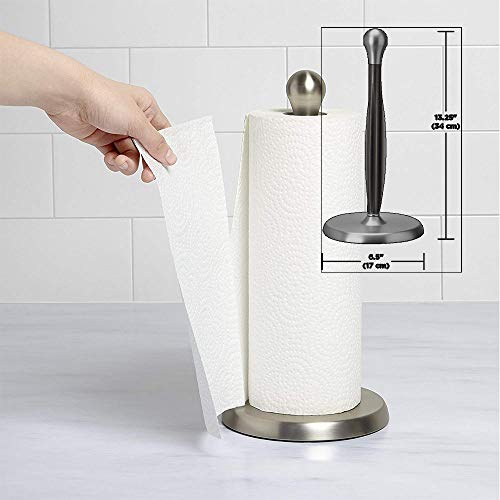 image for Umbra Paper Towel Holder - Easy One-Handed Tear Kitchen Paper Towel Di