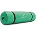 ProsourceFit Extra Thick Yoga and Pilates Mat ½” (13mm), 71-inch Long High Density Exercise Mat with Comfort Foam and Carrying Strap, Greenthumb 1