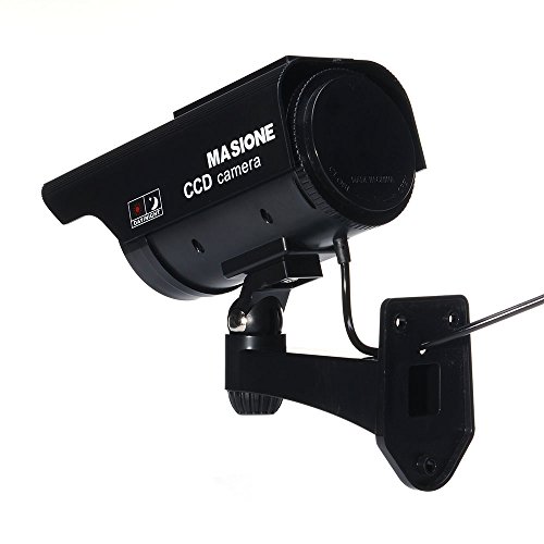 Masione 4 in Pack Waterproof LED Indoor Outdoor Solar Powered Fake