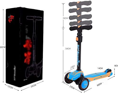 OOFAYHD Scooter para Niños Niños Y Niñas De 2 A 6 Años De Edad Patinetas para Patinetas Scooter Autobalanceo para Auto - Cinco Colores para Elegir,B: Amazon.es: Hogar