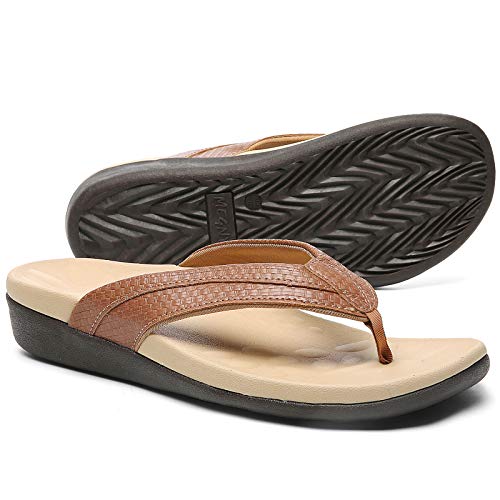 Women's Wedge Sandals With Ankle Strap - Platform Beach Sandals With Buckle Closure For Summer Casual Wear