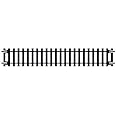 Hornby Hobby Train Tracks - R600 Straight Track Pieces - Small Scale Model Accessories for Train, Electric Railroad Supplies with HO/OO Gauge Compatibility, Straight Tracks