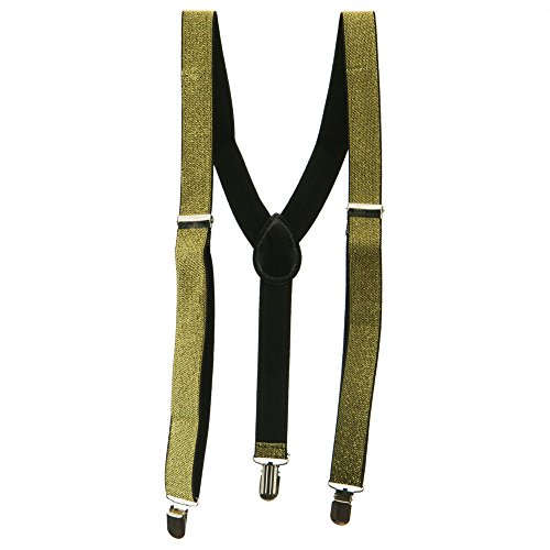 Sparkle Suspenders - Gold OSFM