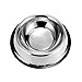 MEKBOK Pet Utensils Dog Bowl Non-Slip Double Dog Bowl High-Grade Stainless Steel Bowl Ruggedness