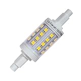 La Farah R7s Base LED Bulb 5w 78mm( 3.07 Inch) Length Warm White 2700k Dimmable