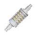 La Farah J Type 78mm Double Ended Halogen Bulb Replacement R7s Base LED Light Bulb 5 Watt 500 Lumens ---2700k Warm White