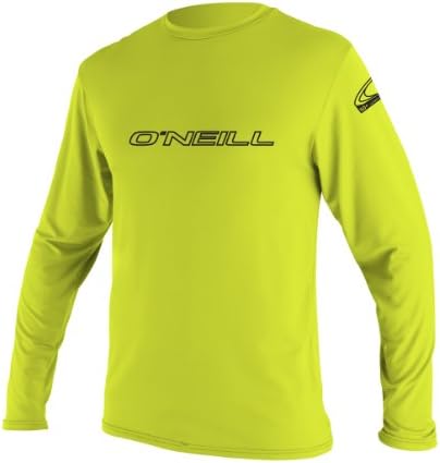 O'Neill Youth Basic Skins UPF 50+ Long Sleeve Sun Shirt, Lime,