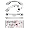 Marine-Molded-Vynil-White-Plastic-Grab-Handle-for-Boatrvtruck-Attwood-2050