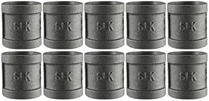 Black Cast Pipe Fitting, Coupling, 1", 10-Pack