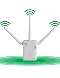 Maginon WLR 753 Extender Externo WiFi Repetidor Dual Band Signal Booster 750Mbps 3 Modos 3 Antenas Externas