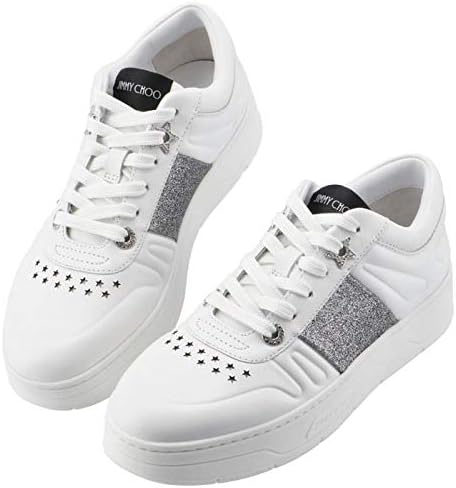 Amazon ジミーチュウ レースアップ スニーカー レディース カーフレザー シューズ 靴 スニーカー Hawaiif Faf 0140 並行輸入品 Jimmy Choo ジミーチュウ スニーカー