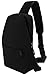 Sling Bag Chest Shoulder Backpack Crossbody Bags for Men Women Travel Outdoors (Black)
