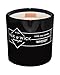 Wax and Wick 12oz Scented Candle for Men, 100% Soy Wax, Double Wood Wick, Black Jar, Whiskey Scent, Long Lasting, Masculine Scents, Perfect for Home, Mancave, Bachelor Pad, Men's Gift - Made in USA