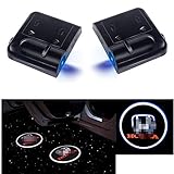 2pcs Car Projection LED Projector Door Shadow Light, Self Adhesive Ghost Lights for Door, Smart Sensor Courtesy Emblem Laser Open or Exit Logo Light Lamps,Compatible for Most Honda (For Honda)