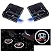2pcs Universal Wireless Car Projection LED Projector Door Ghost Light Shadow Light Welcome Light Laser Emblem Logo Lamps, No Drilling Required, Personalized logo available (For Honda)