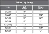 Rhinegold Nebraska Synthetic Wide Calf Knee High Boots 6.5 view 4
