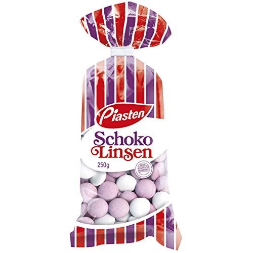 Germany Piasten Schoko Linsen Mint Dragees Pack of 2 (250g – 8.8Oz Bag)
