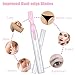 Eyebrow Trimmer Razor, Acessorz Facial Hair Remover Trimmer Kit, Electric Painless Eyebrow Trimmer Removal Epilator for Women, Mini Portable Travel Dry Use - White