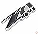 zorratin (2 pieces) Black Small Z71 4x4 Emblem Badge Plate with Chrome Base for GMC Chevy Silverado Sierra Tahoe Suburban Z71 4x4 Emblems OEM NEW 1500 2500 3500 Decal
