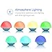Veesee Portable Dimmable Mushroom Colorful Night Light Include USB Cable Tap Sensor Three Modes Softlight Nightlights for Children Nursery Outdoor Camping (Blue)