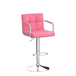 Yaheetech Counter Height Bar Stools Set of 2 Velvet