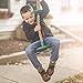 Tree Climbing Rope and Kids Swing: Climbing Rope for Kids with Foot Hold Platforms, Disc Tree Swing Seat, and Hanging Kit with Tree Strap - Outdoor Swings and Swing Set Accessories - Rope Swing, Green