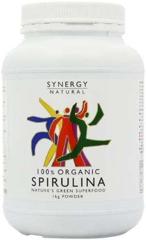 Synergy Natural Organic Spirulina Powder 1000g by Synergy Natural