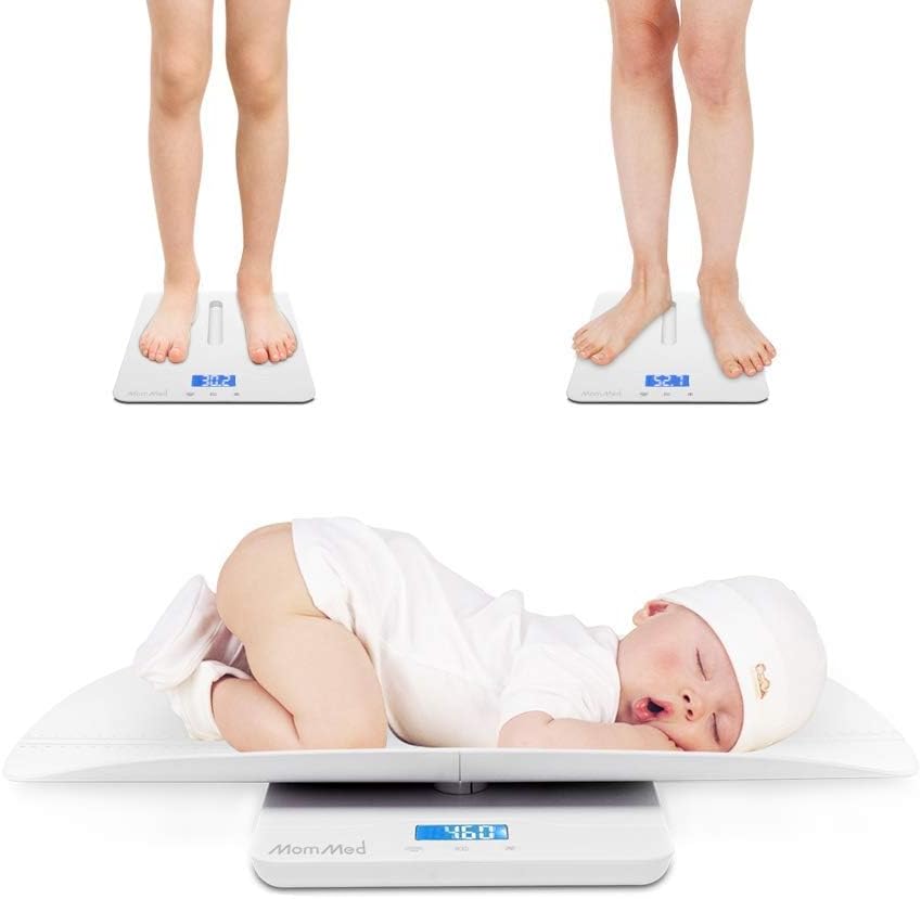 MOMMED Baby Weighing Scale Digital Infant Scale with Height Tracker