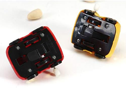 Toyvian Mini Wind-up Automobile Toys Early Academic Toys for Children 4 Items (Combined Shade)